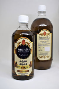 HERBAL HAIR OIL - Traditional method - HOMEMADE