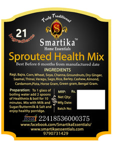 Health Mix - HOMEMADE with Sprouted Millets