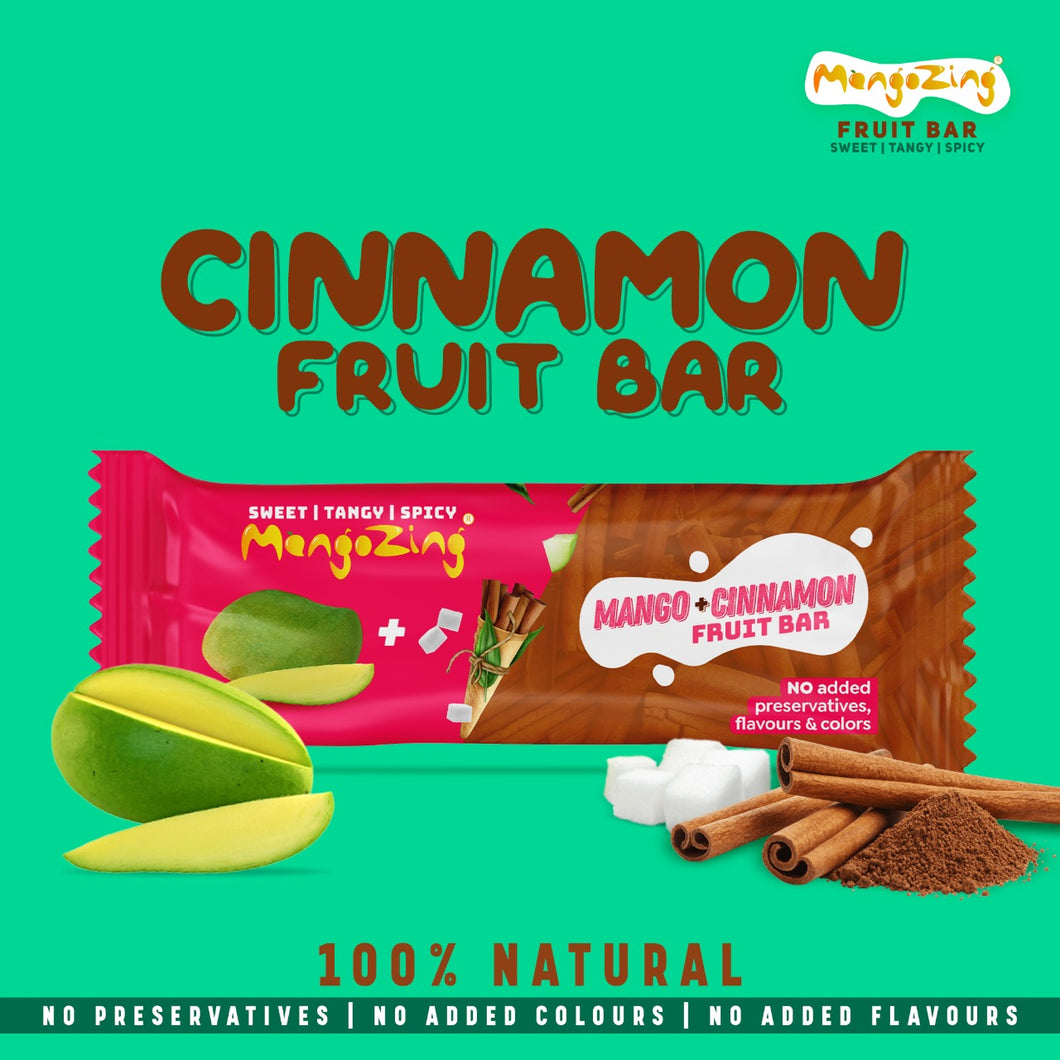 Mango Cinnamon Fruit Bar - Pack of 10
