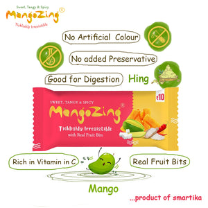 Mango Zing - Brilliantly crafted Fruit Bar with All-in-one taste - Spicy, Tangy & Sweet