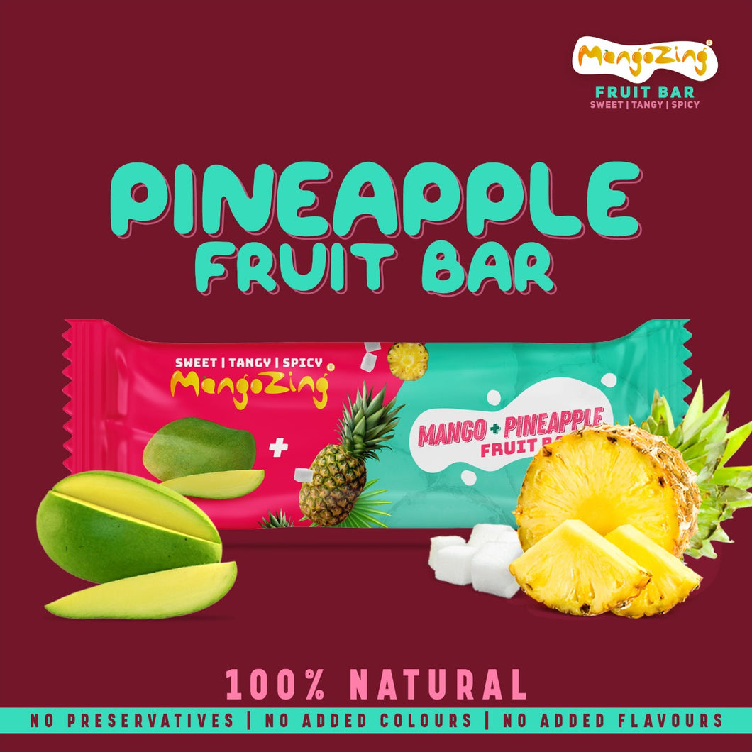 Mango Pineapple Fruit Bar - Pack of 10